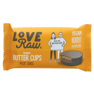 Love Raw | M:ilk Chocolate PNB Cups | 34G