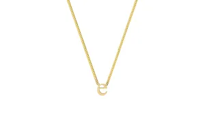 Lowercase Roman Times Initial Necklace