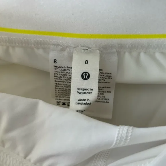 Lululemon court rival HR skirt