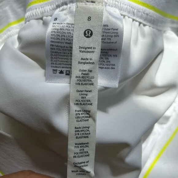Lululemon court rival HR skirt