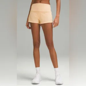 Lululemon Speed Up High-Rise Lined Short 2.5&quot; Summer Glow