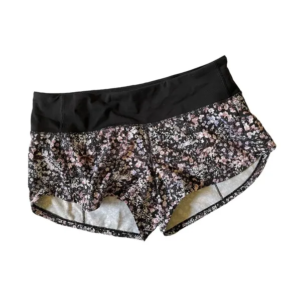 Lululemon Speed Up Short *2.5&quot; Floral Spritz Multi