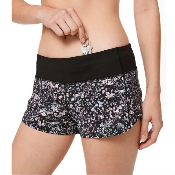 Lululemon Speed Up Short *2.5&quot; Floral Spritz Multi