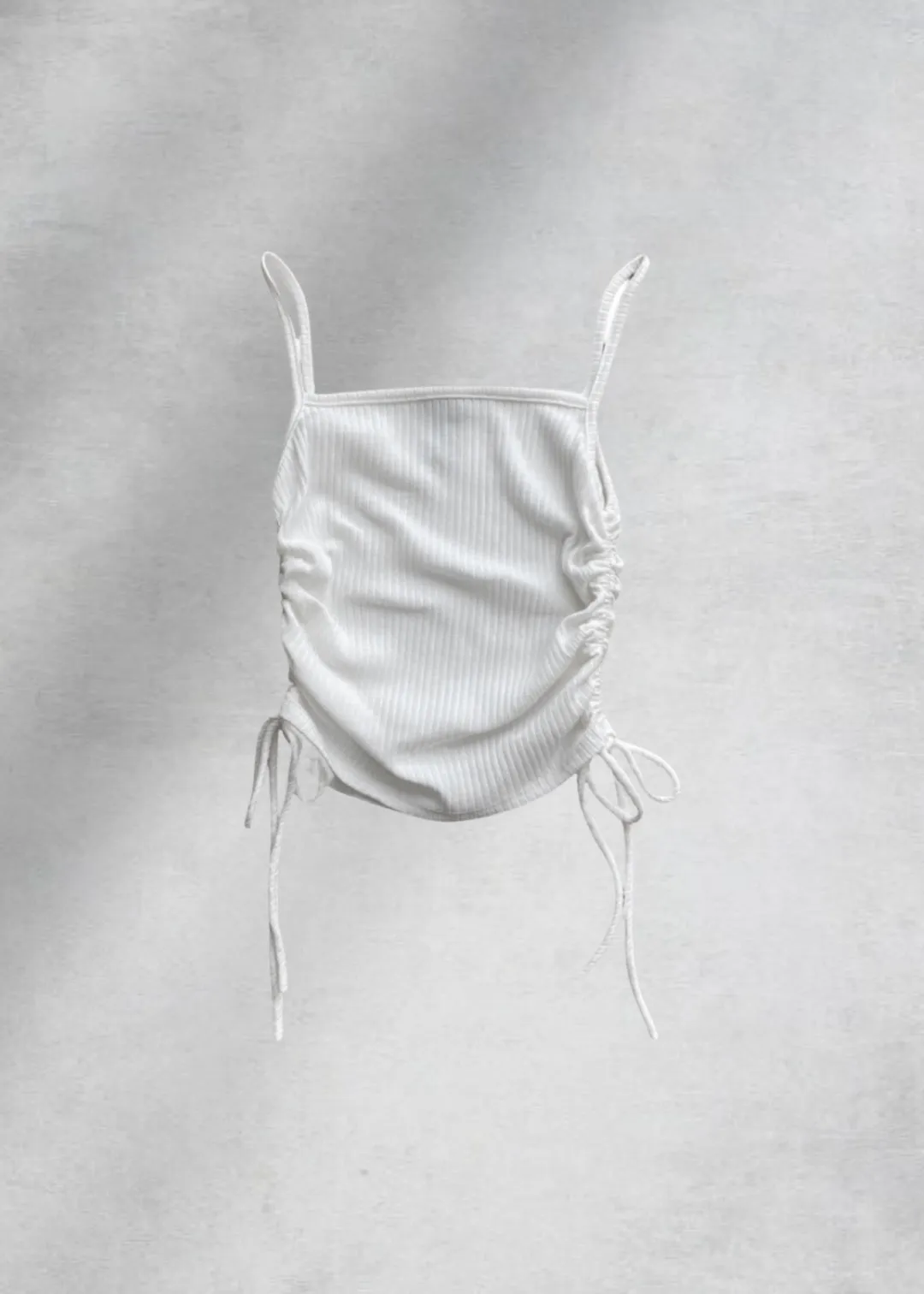 Luna Cami Crop Top - White