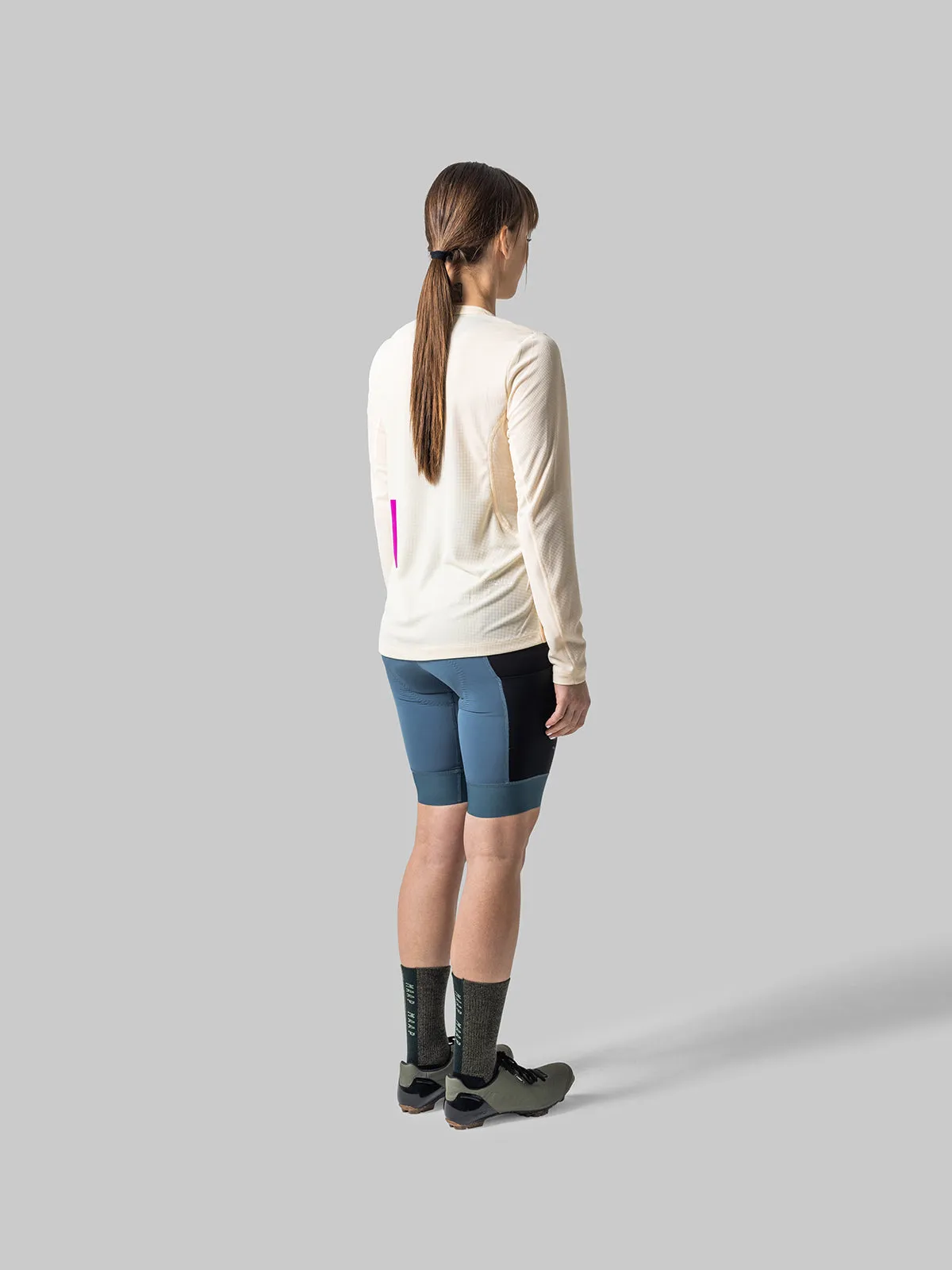 MAAP Women's Alt_Road Ride LS Tee - Vanilla