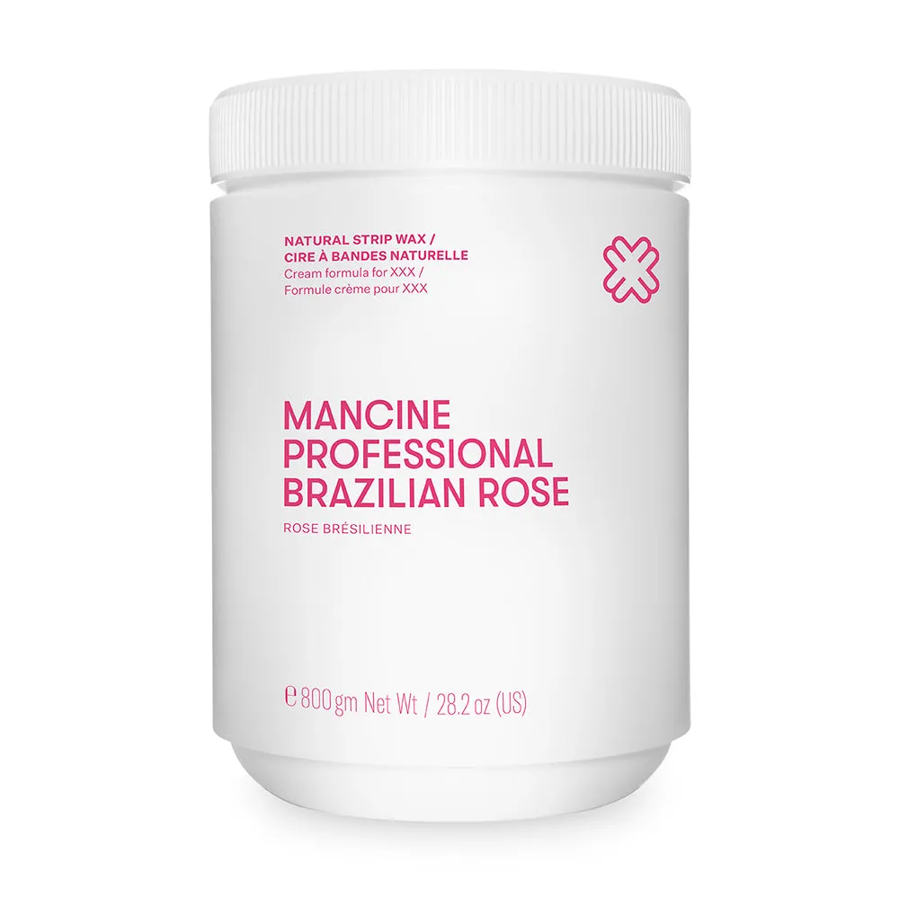 Mancine Strip Wax: Brazilian Rose (28.2oz)