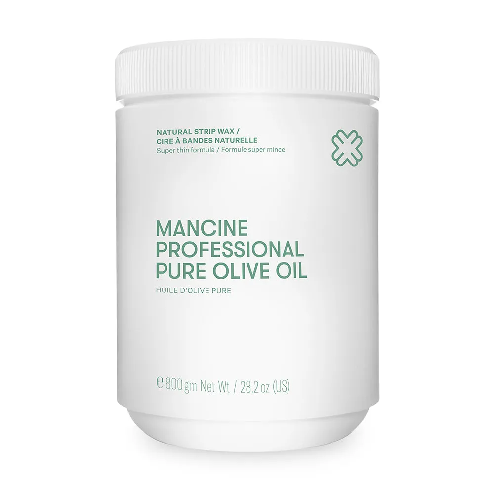 Mancine Strip Wax: Pure Olive Oil (28.2oz)