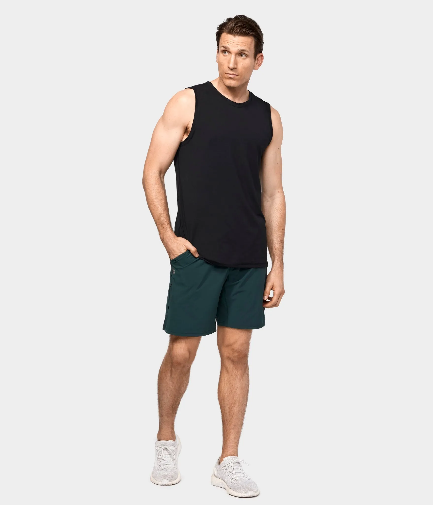 Manduka Apparel - Men's Dyad Short 2.0-01 - Forest Green