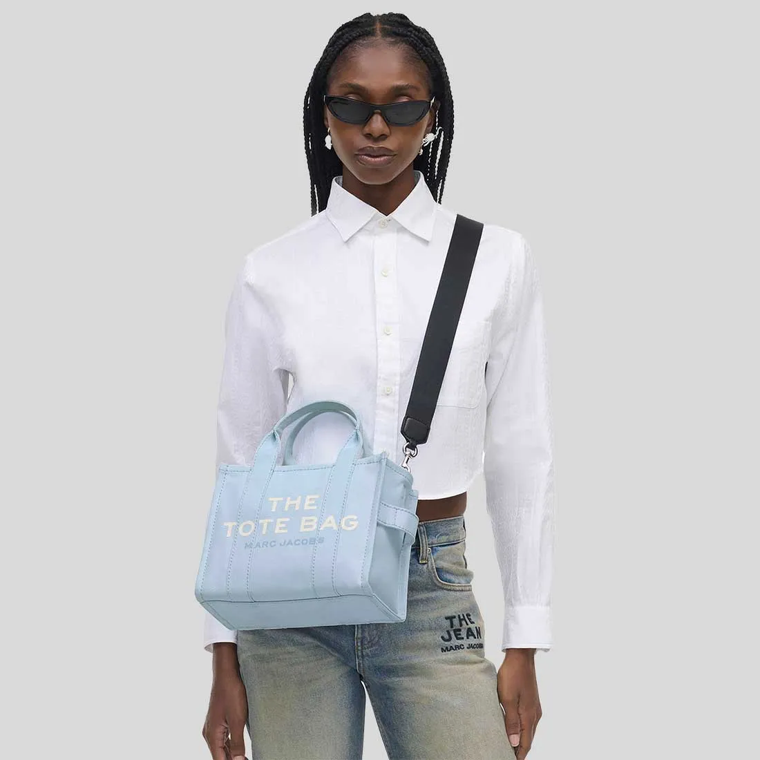 MARC JACOBS Small The Tote Bag Cloud Blue RB-M0016493