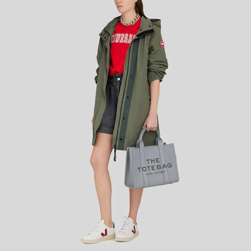 MARC JACOBS The Leather Medium Tote Bag Wolf Grey RS-H004L01PF21