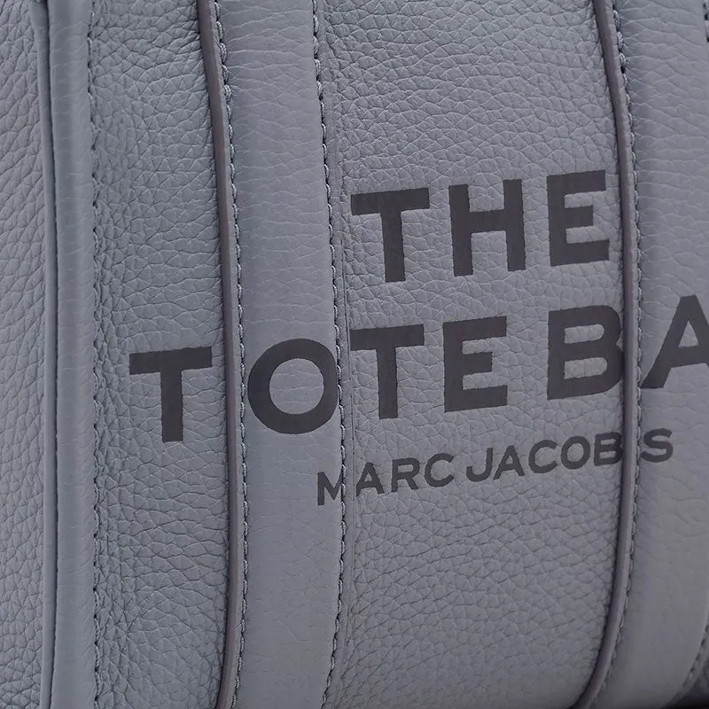 MARC JACOBS The Leather Mini Tote Bag Wolf Grey RS-H053L01RE22
