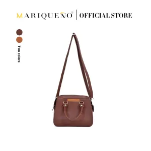 MARGAUX Top Handle Sling Bag in Choco Brown