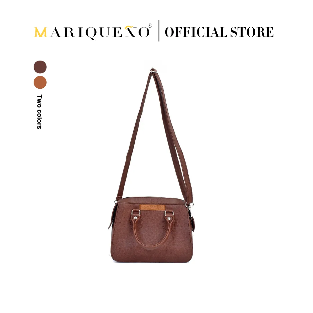 MARGAUX Top Handle Sling Bag in Choco Brown