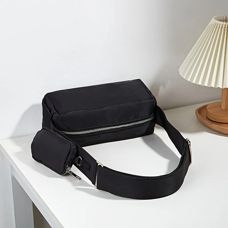 Mariel | Nylon Compact Crossbody Bag with Coin Purse