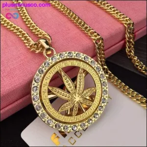 Marijuana Weed Leaf Pendant Necklace
