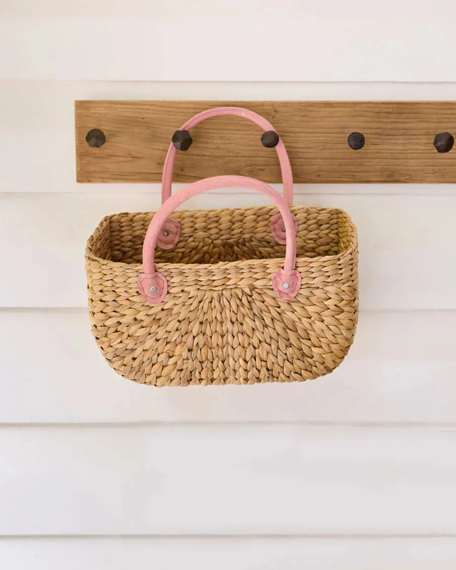 Market Basket Rosie Suede Handles Large