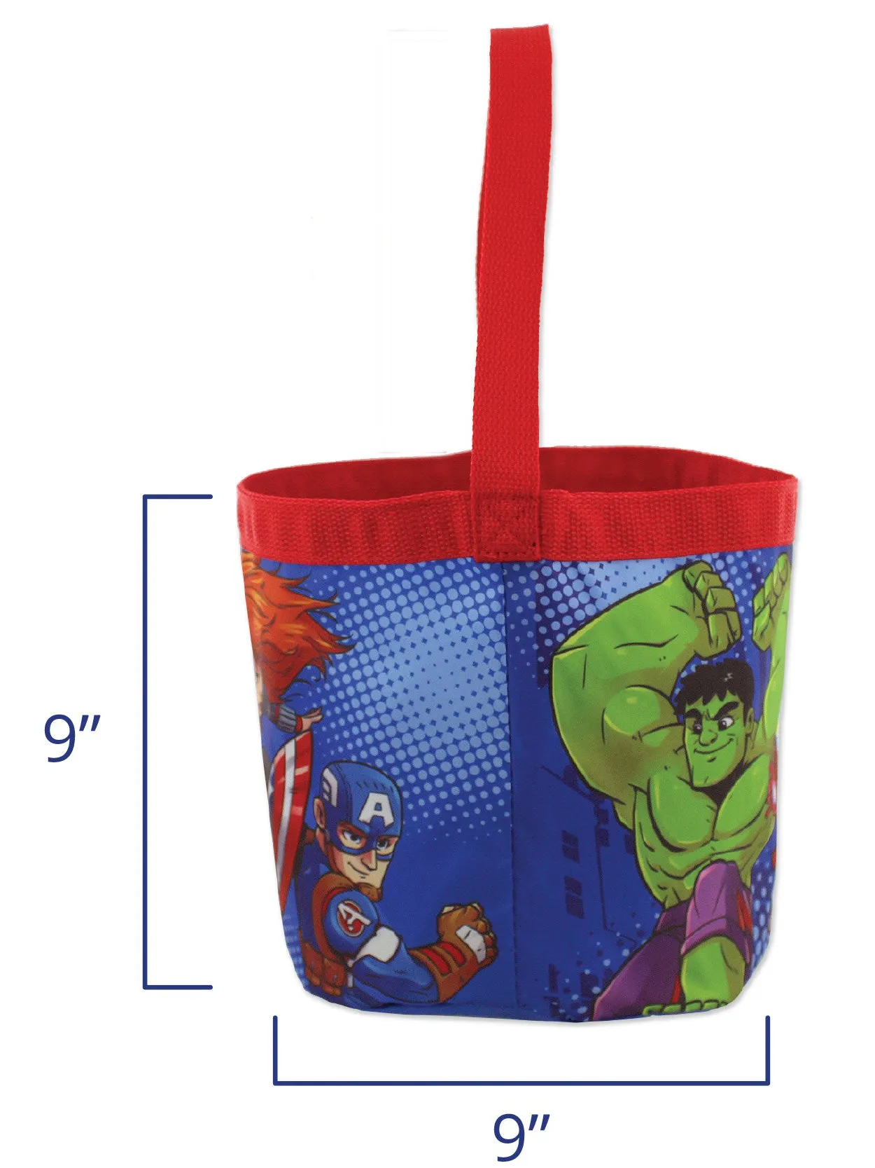Marvel Super Hero Adventures Collapsible Bucket Tote Bag