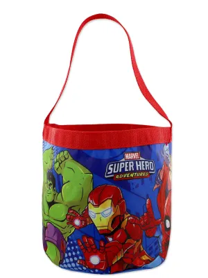 Marvel Super Hero Adventures Collapsible Bucket Tote Bag