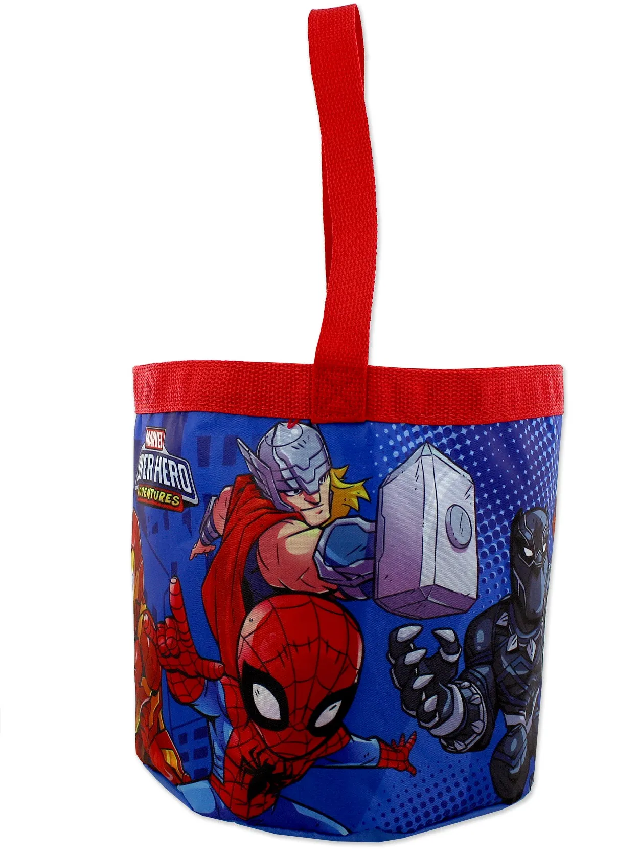 Marvel Super Hero Adventures Collapsible Bucket Tote Bag