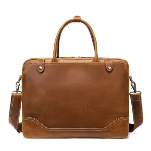 Maverick Leather Briefcase - Sleek & Functional
