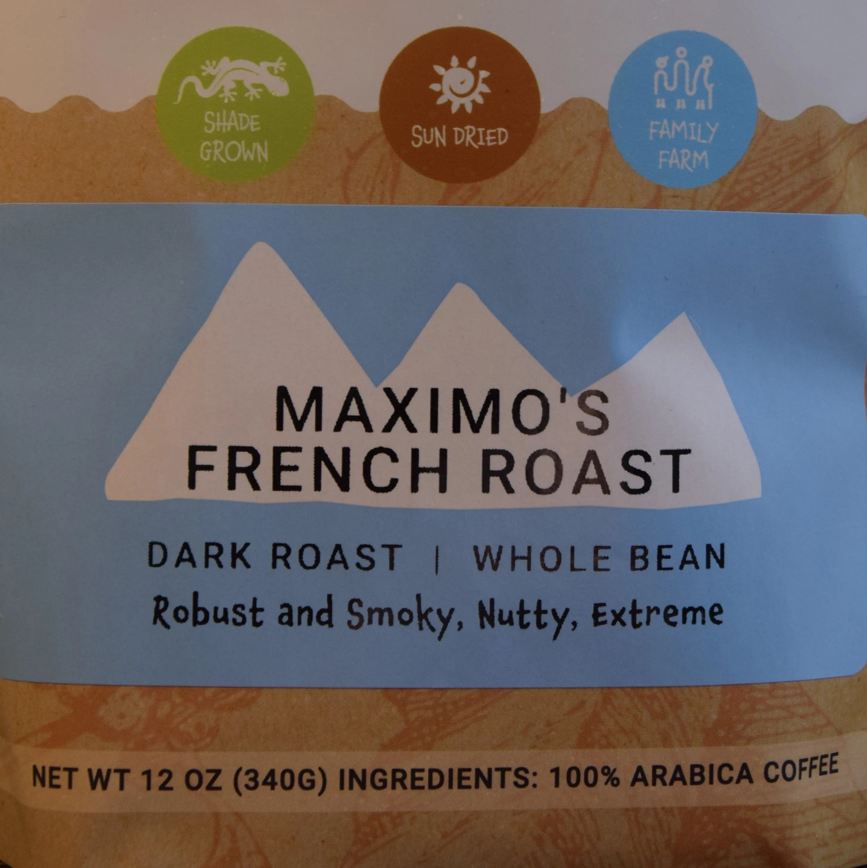 Maximo's French Roast Coffee (dark) - Fundraiser | Robust and Smoky, Nutty, Extreme