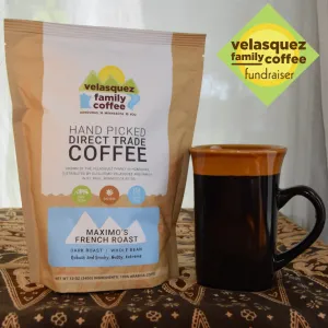 Maximo's French Roast Coffee (dark) - Fundraiser | Robust and Smoky, Nutty, Extreme