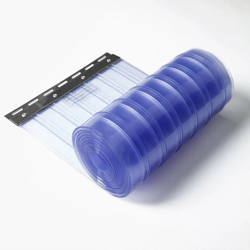 Medium Duty Double Ribbed PVC Strip Curtains 300mm x 3mm