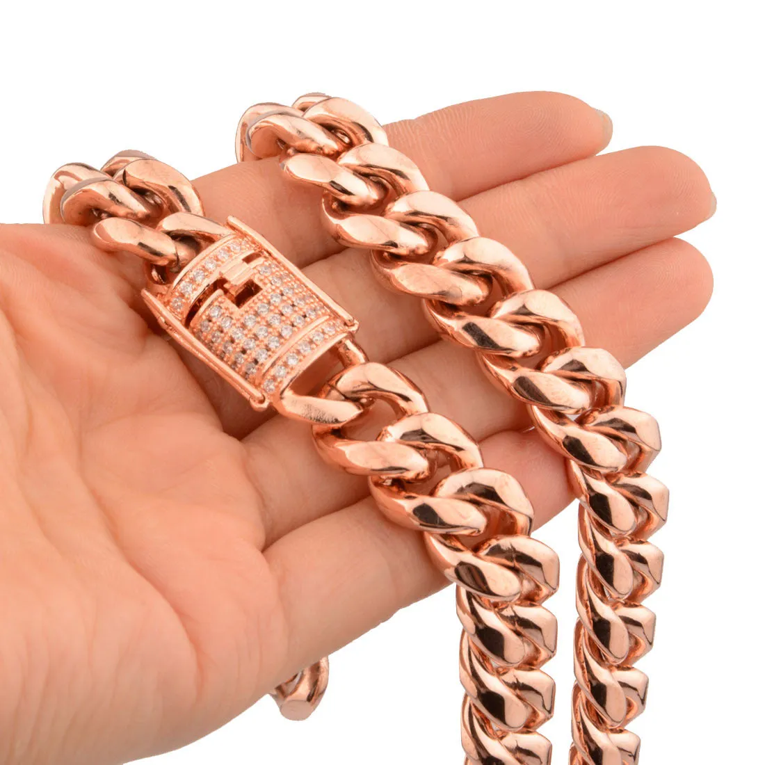 Men's Elegant Gold Chain Necklace