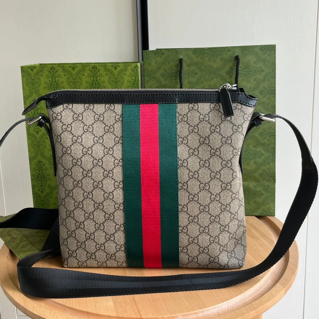 Men's Vintage Print Collection Crossbody Bags