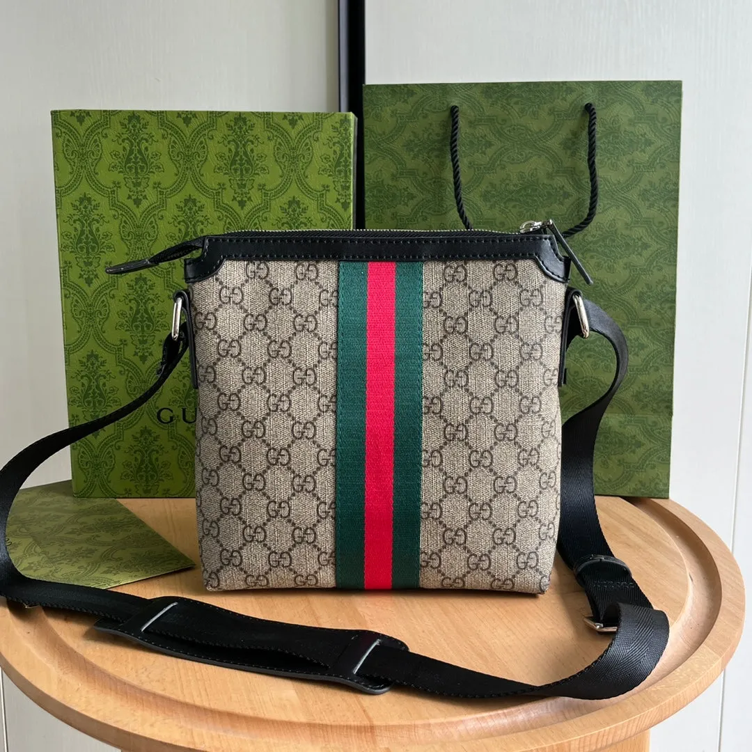 Men's Vintage Print Collection Crossbody Bags