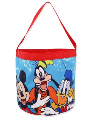 Mickey and Friends Collapsible Nylon Basket Tote Bag