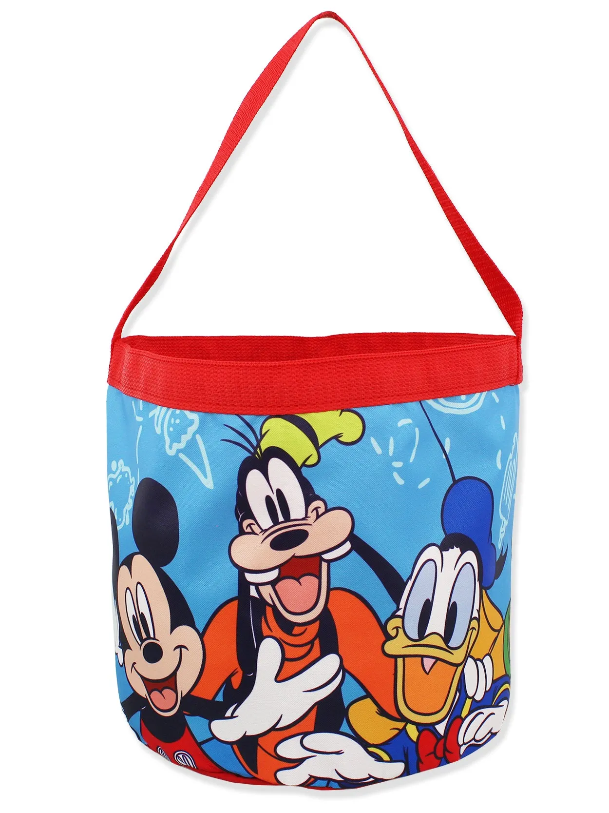 Mickey and Friends Collapsible Nylon Basket Tote Bag