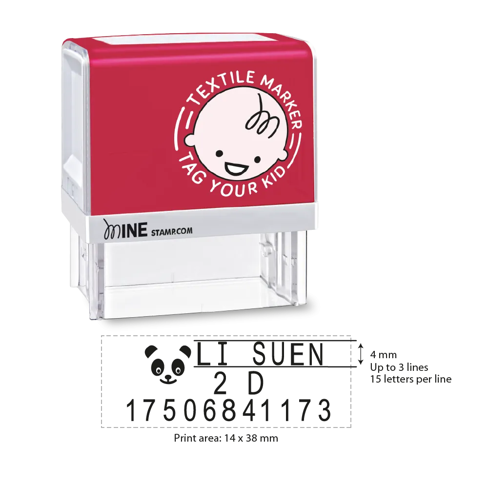 MINE Textile Marker | DIY Stamp