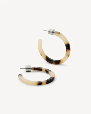 Mini Hoops: Blonde Tortoise