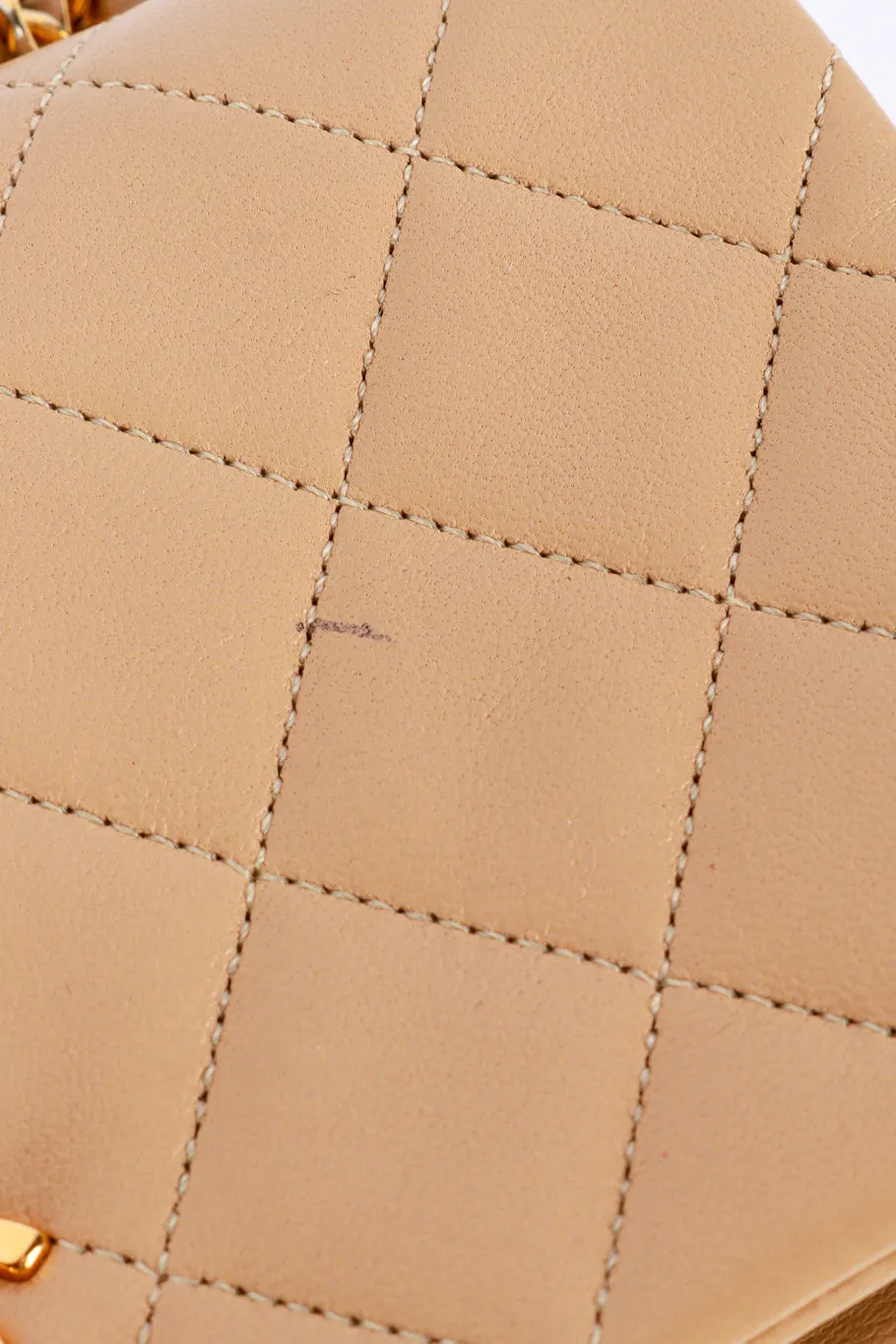 Mini Quilted Foldover Flap Bag