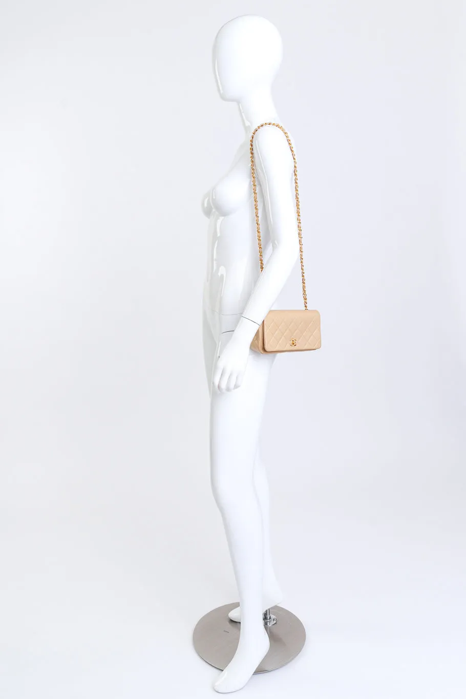 Mini Quilted Foldover Flap Bag