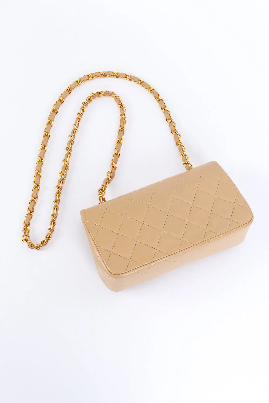 Mini Quilted Foldover Flap Bag