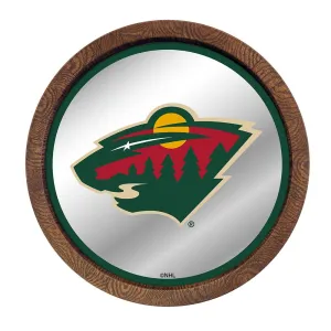Minnesota Wild: Mirrored Barrel Top Wall Sign
