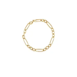 Mixed Oval Chain Bracelet