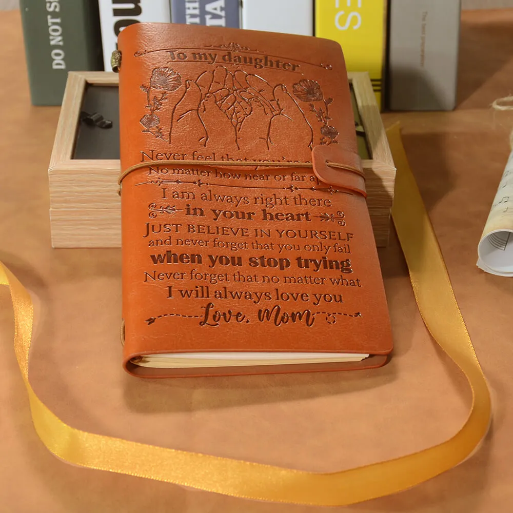 Mom to Daughter, Vintage Leather Journal