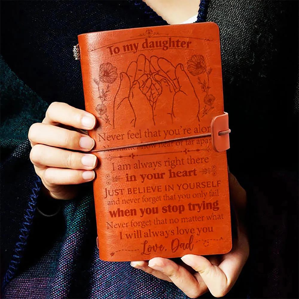 Mom to Daughter, Vintage Leather Journal