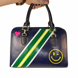 Mona Hand-Painted Leather Vintage Bag