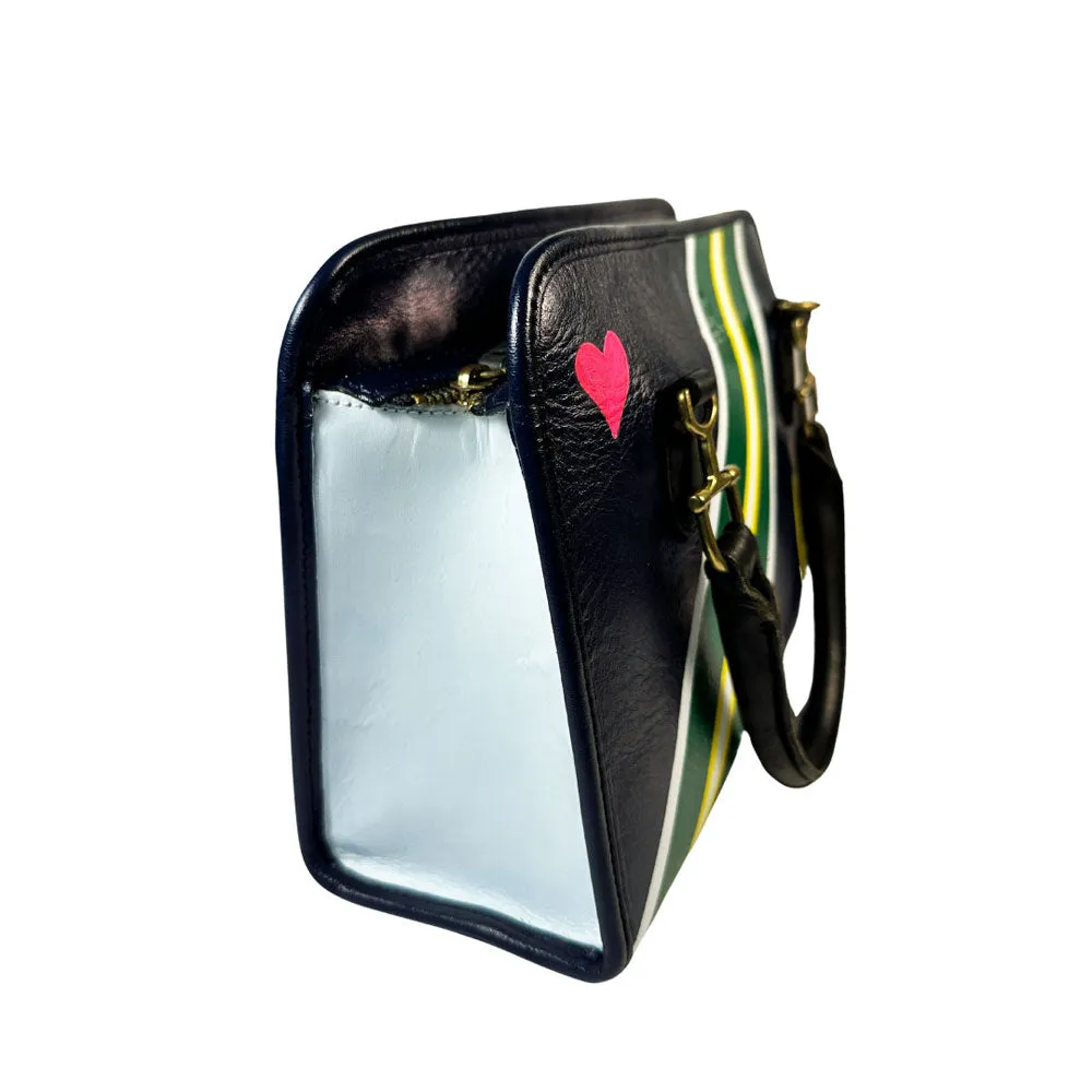Mona Hand-Painted Leather Vintage Bag