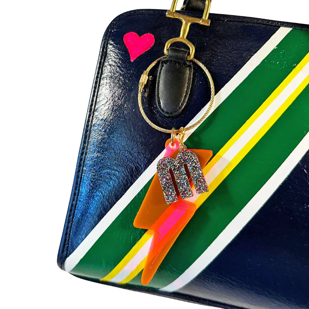 Mona Hand-Painted Leather Vintage Bag