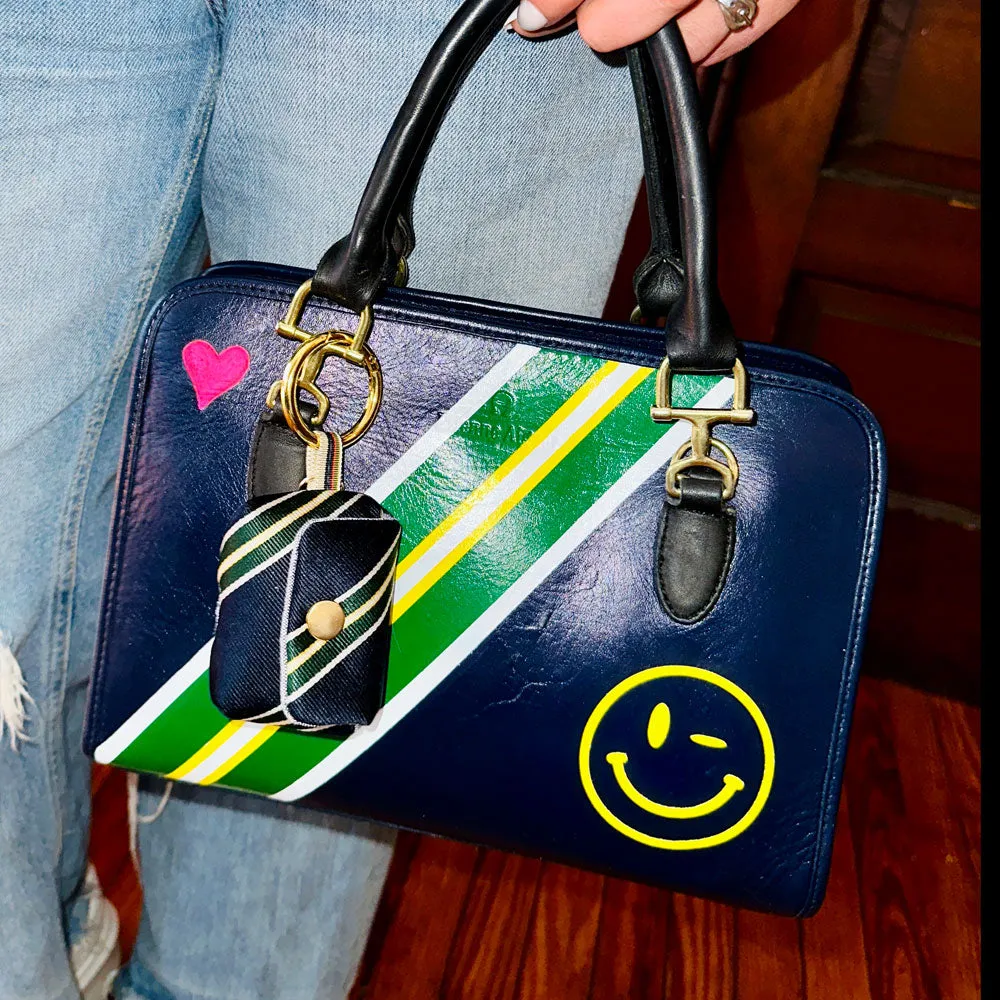 Mona Hand-Painted Leather Vintage Bag