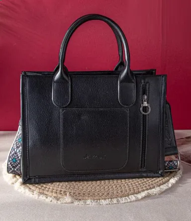 Montana West Embroidered Aztec Concealed Carry Tote/Crossbody
