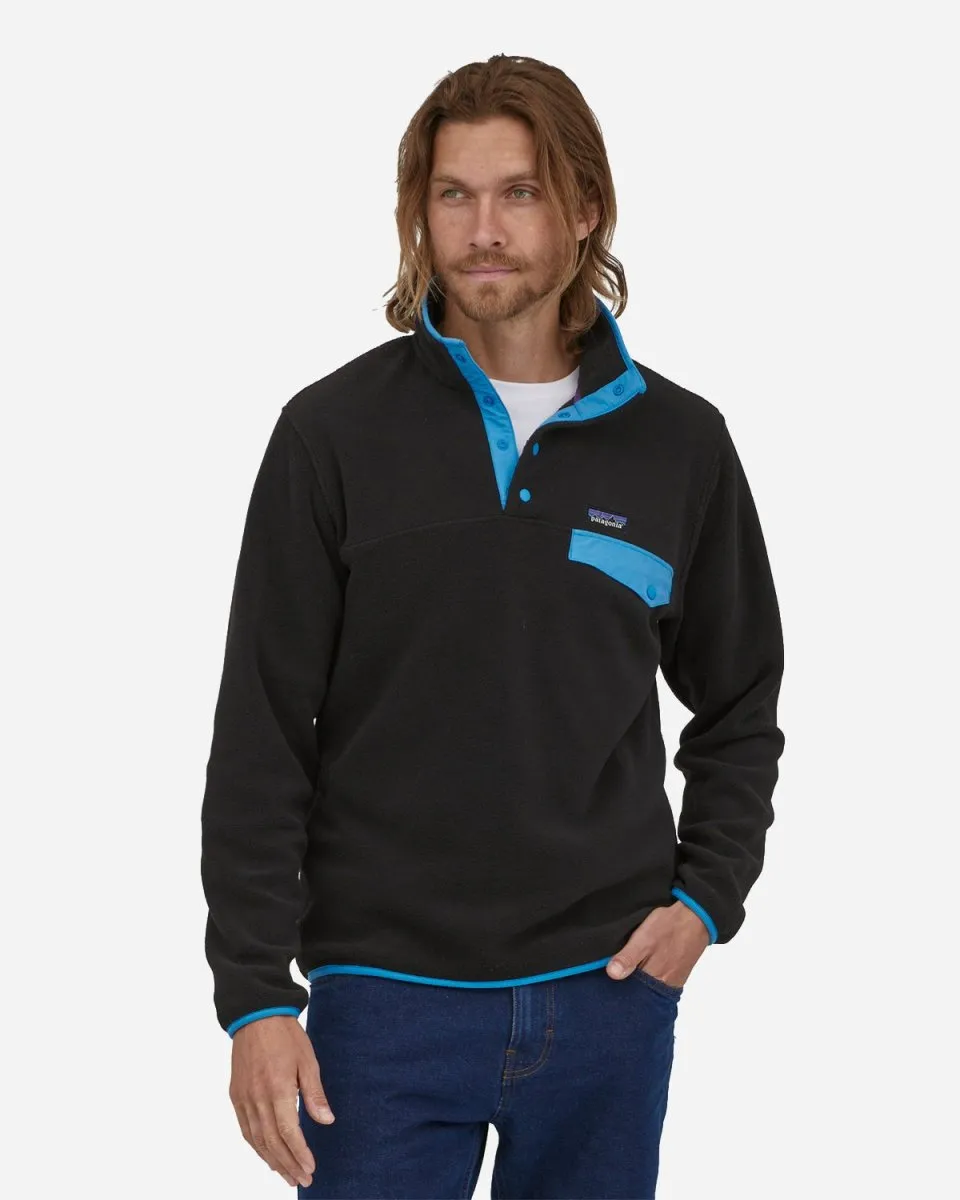 M's LW Synch Snap Pullover - Black