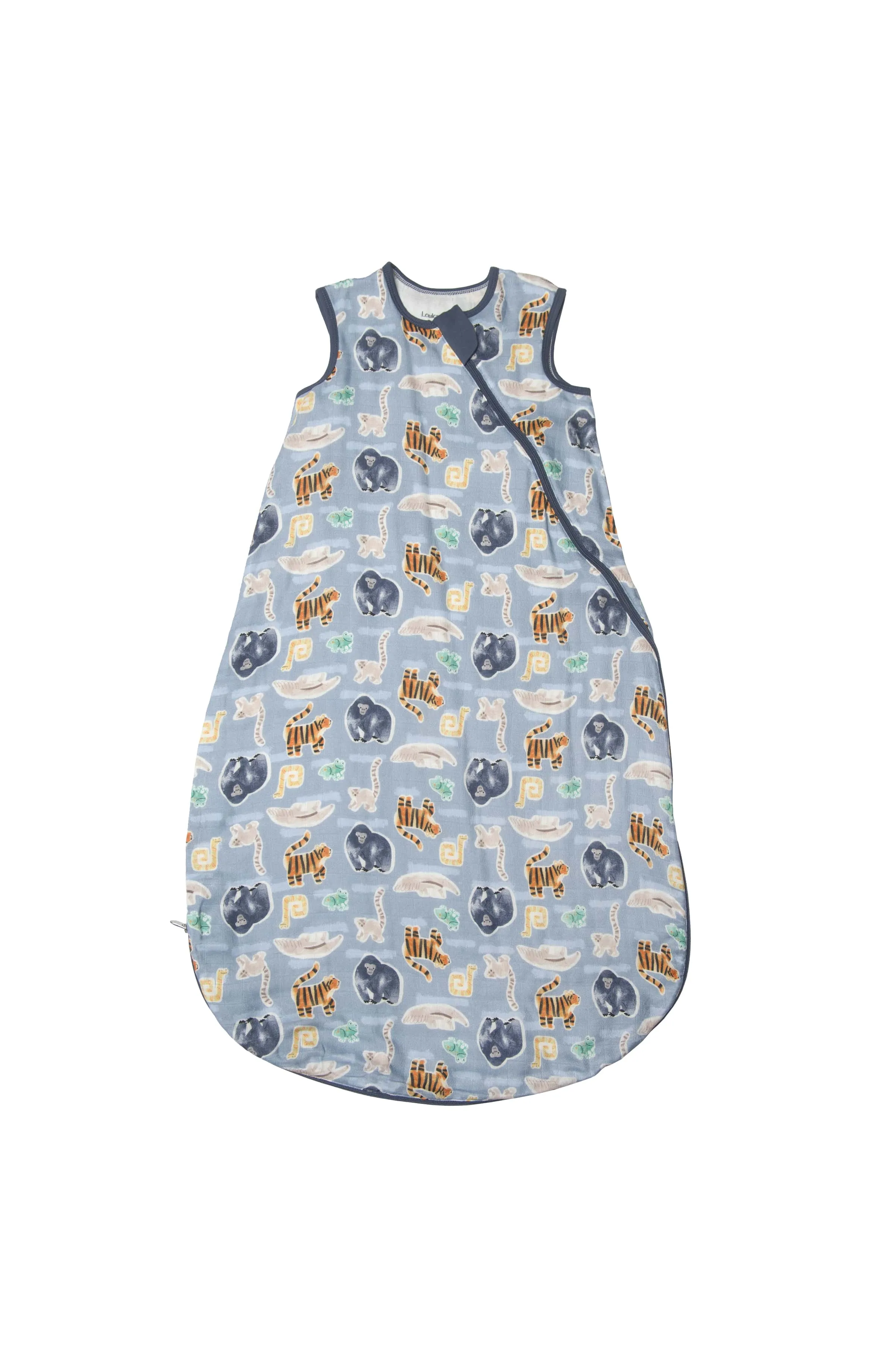 Muslin Lightweight Sleep Bag 0.5 TOG - Jungle Friends