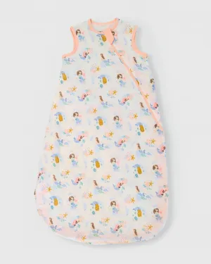 Muslin Lightweight Sleep Bag 0.5 TOG - Mermaids