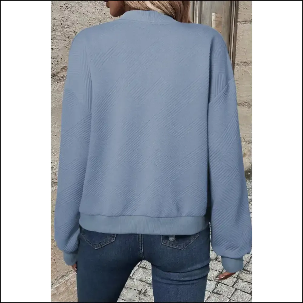Myosotis Chic Textured Bomber Jacket: Look  Good! 💣 Needful Things